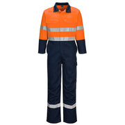 FR506 - Portflame FR Coverall in Orange/Navy