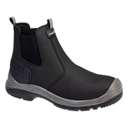FV02 - Steel Action Nubuck Dealer Boot S7 SC FO SR in Black/Grey