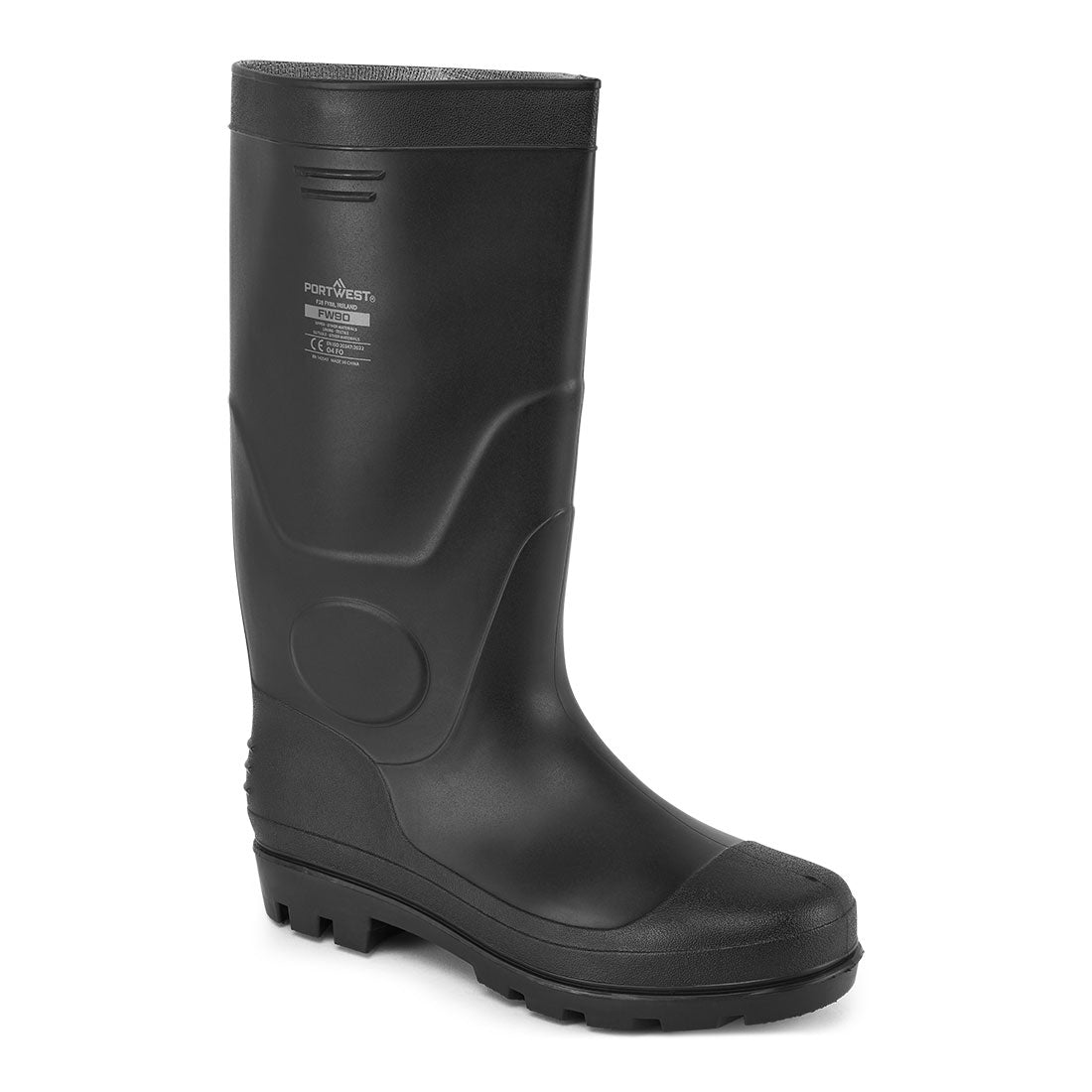 FW90 - Non-Safety Gumboot O4 FO in Black