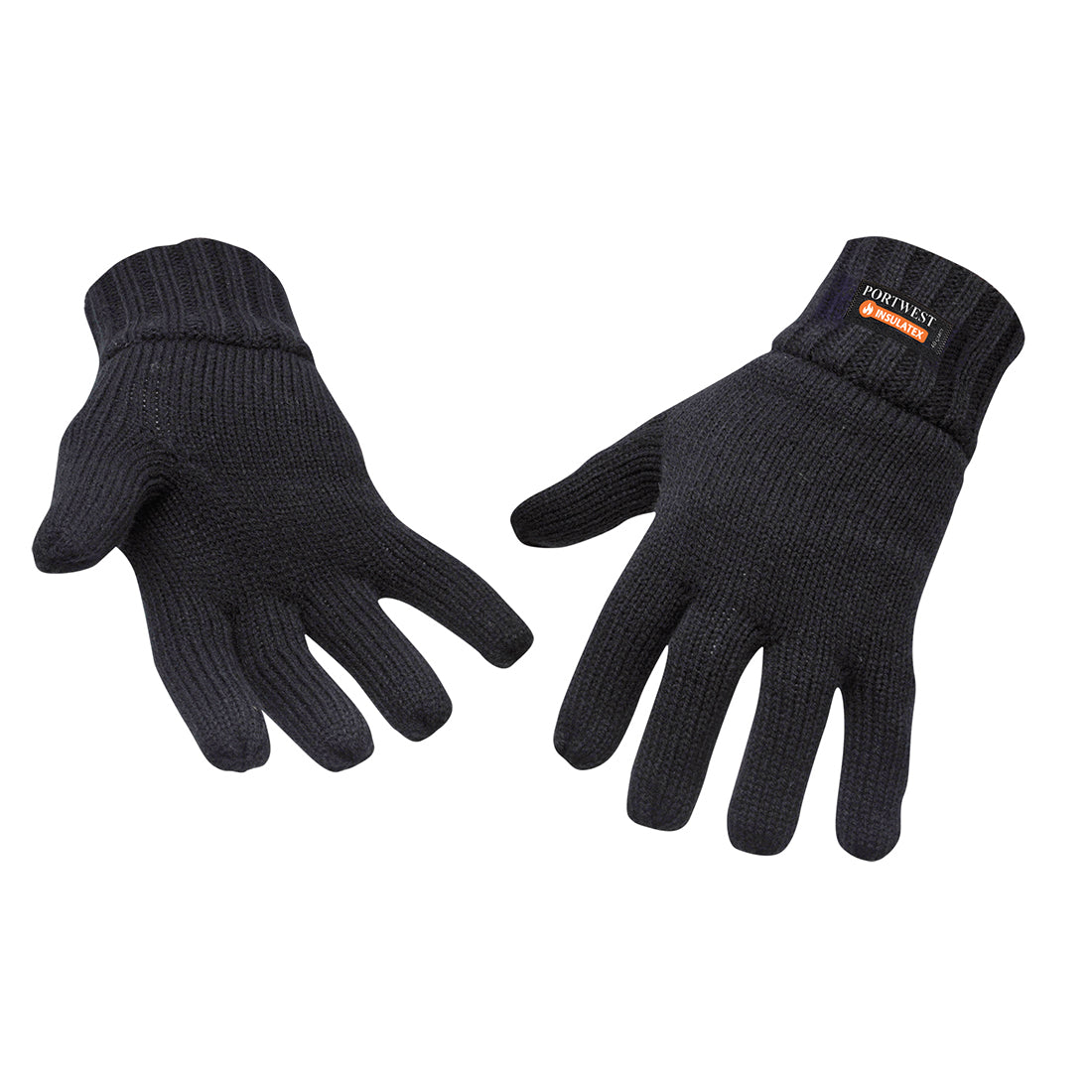 GL13 - Knit Glove Insulatex Lined in Black