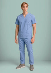 H10610 Unisex Classic Scrub Pant - Mid Blue