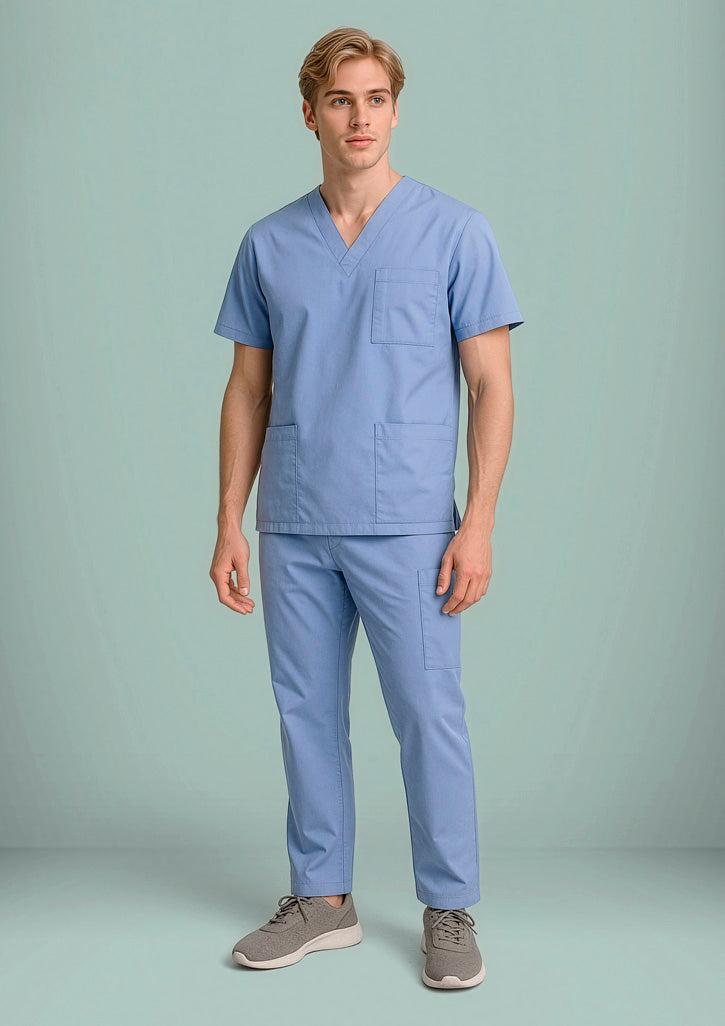 H10610 Unisex Classic Scrub Pant - Mid Blue