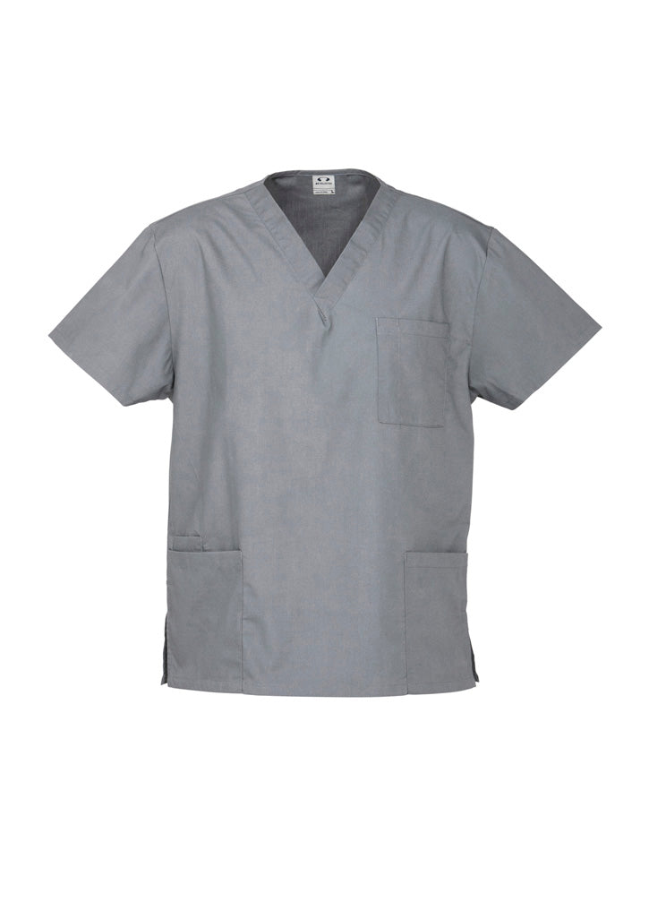 H10612 Unisex Classic Scrub Top - Pewter