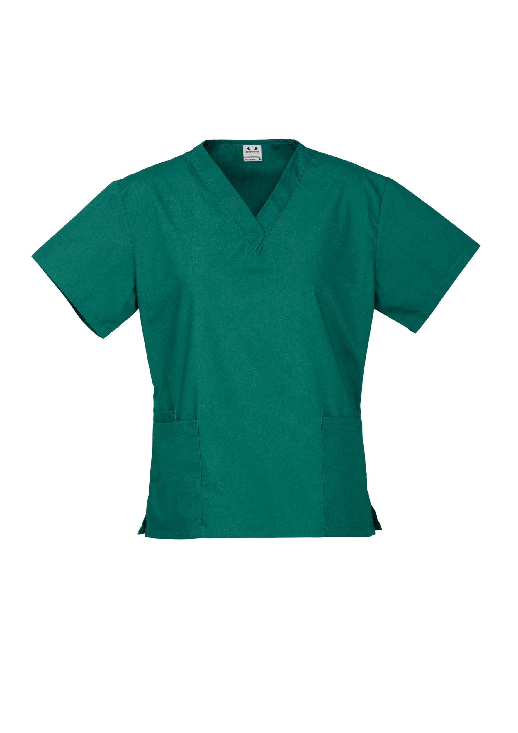 H10622 Womens Classic Scrub Top - Hunter Green