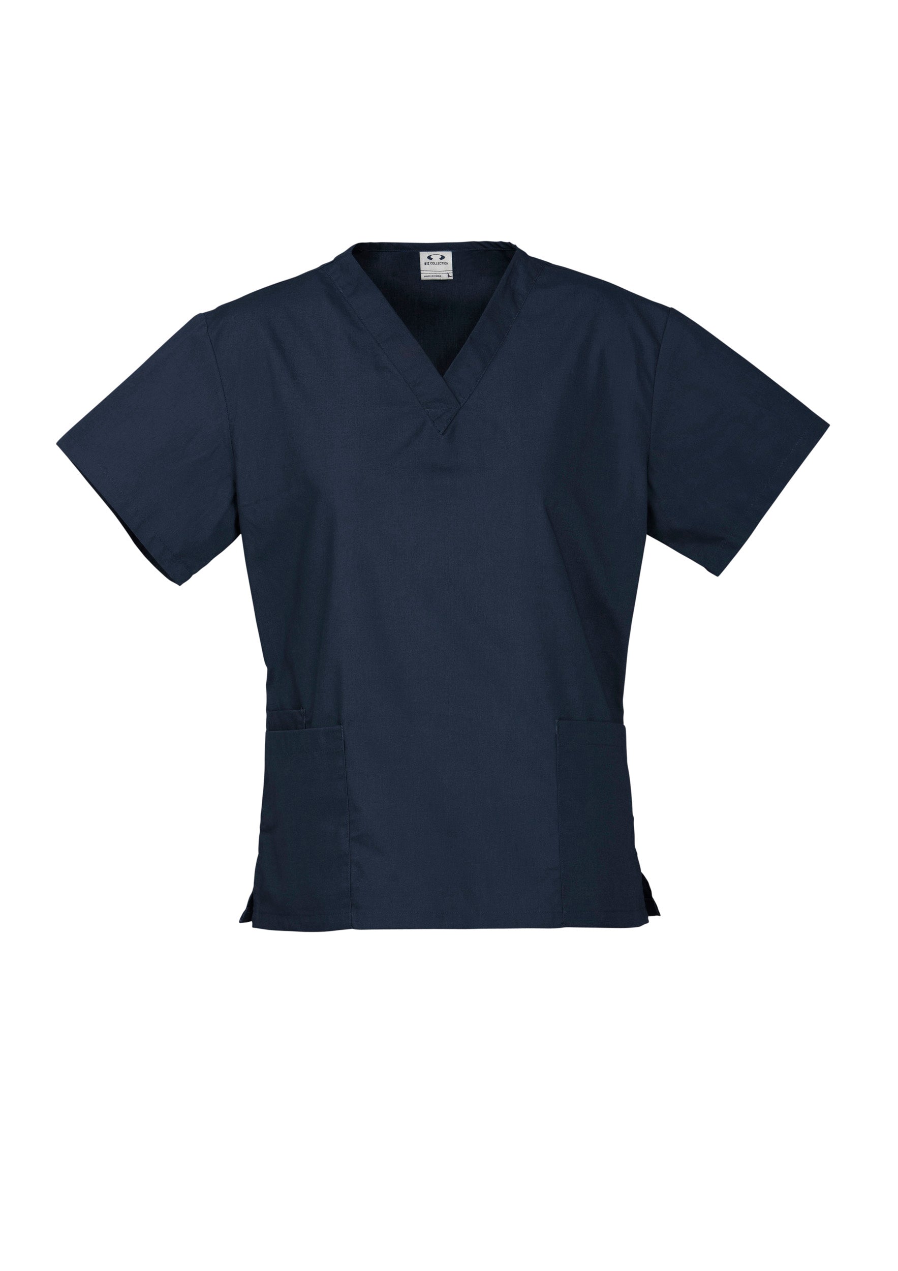 H10622 Womens Classic Scrub Top - Navy