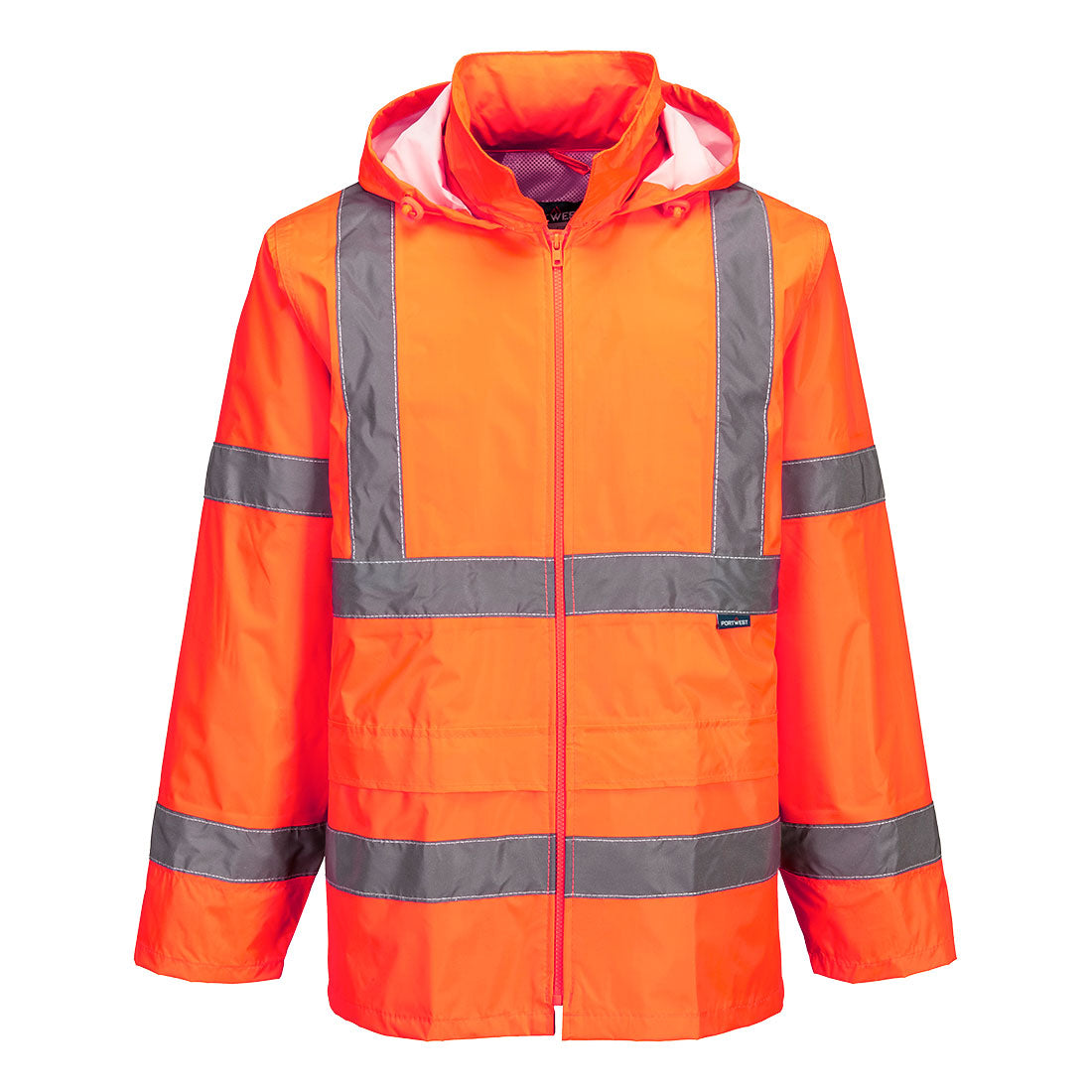H440 - Hi-Vis Rain Jacket in Orange