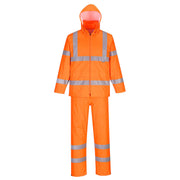 H448 - Hi-Vis Rainsuit in Orange