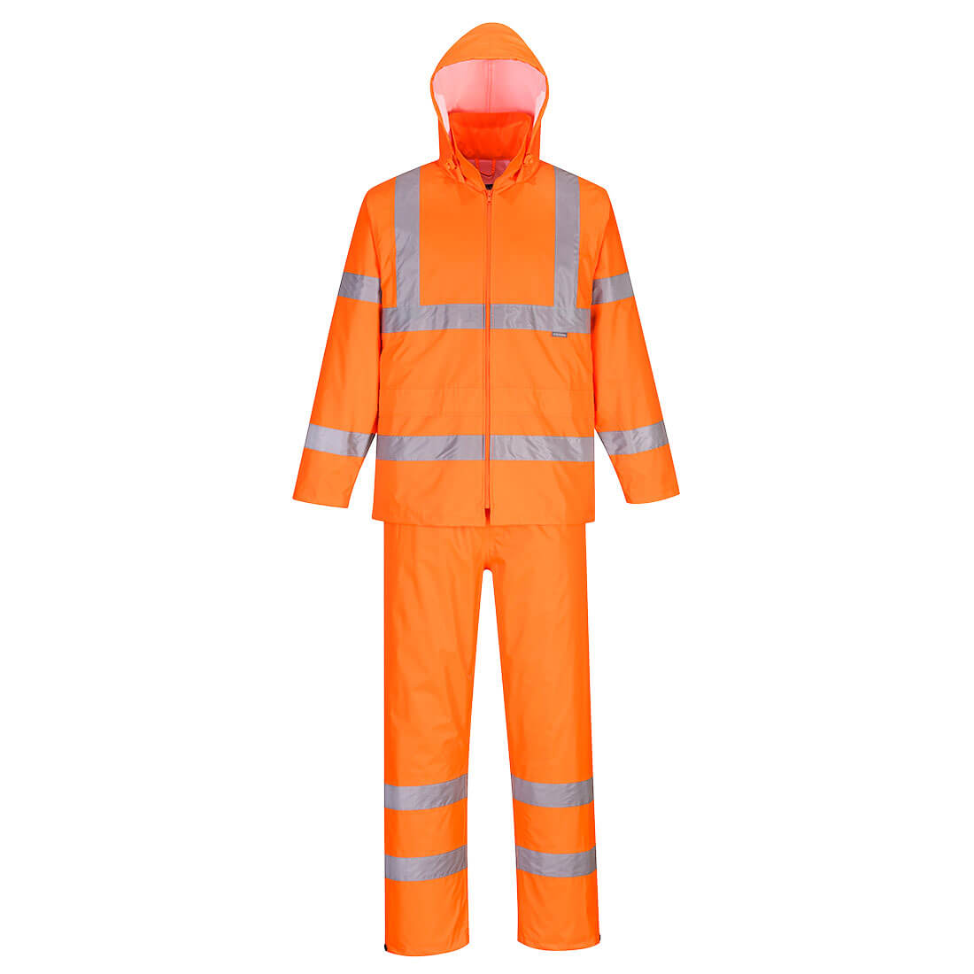 H448 - Hi-Vis Rainsuit in Orange