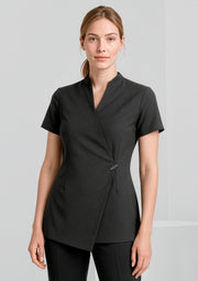 H630L Womens Spa Tunic - Black