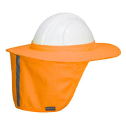 HA21 - Hi-Vis Hard Hat Brim with Neck Shade in Orange
