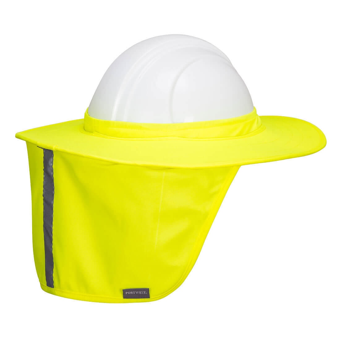 HA21 - Hi-Vis Hard Hat Brim with Neck Shade