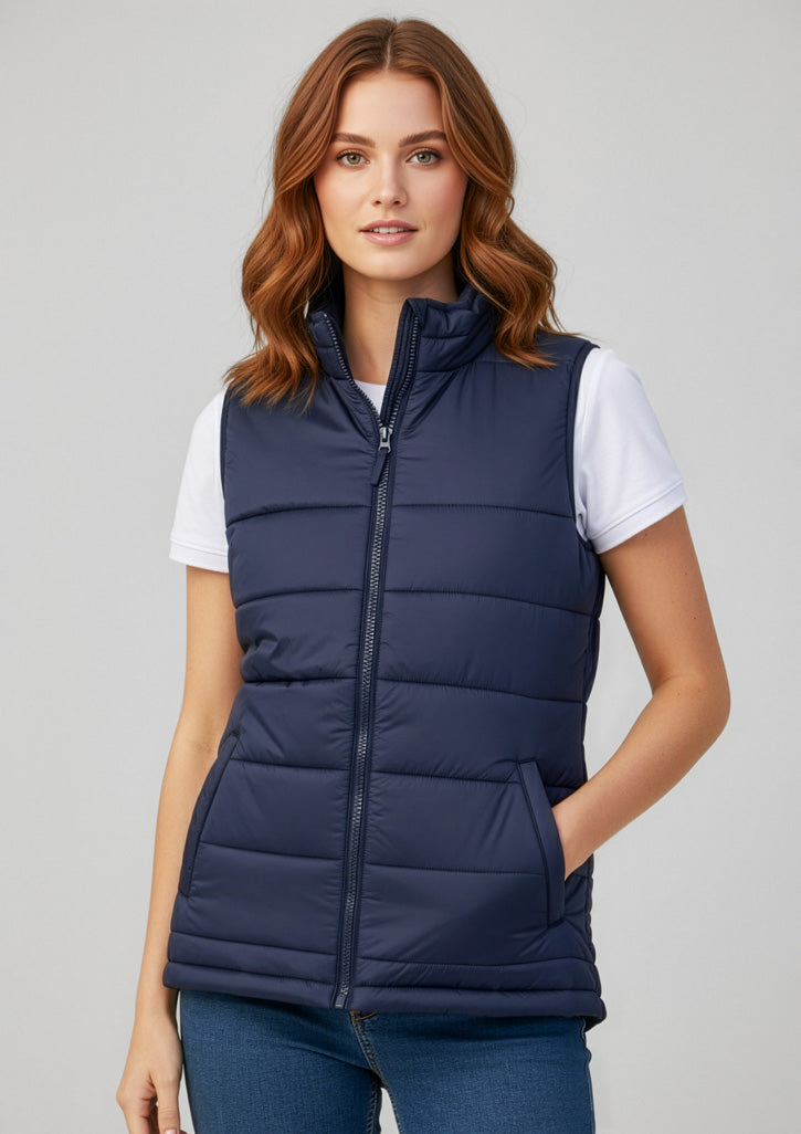 J211L Womens Alpine Vest - Navy