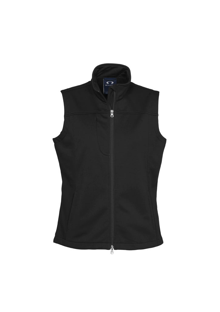 J29123 Womens Softshell Vest - Black