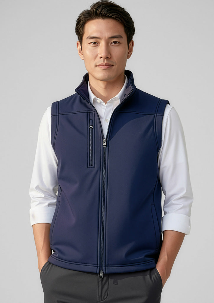 J3881 Mens Softshell Vest - Navy