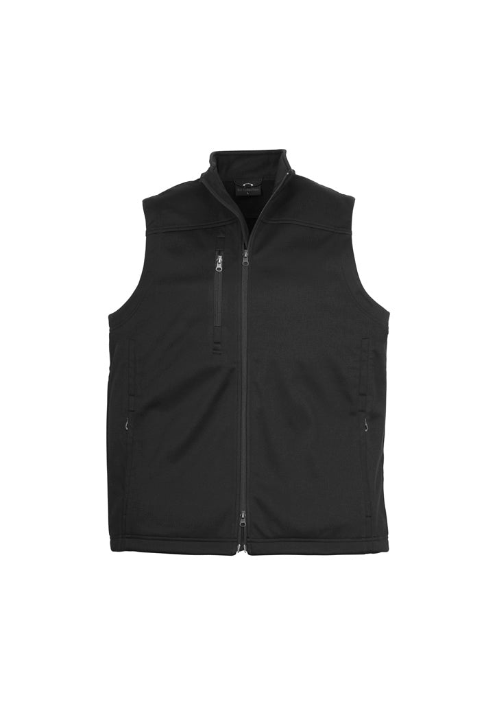 J3881 Mens Softshell Vest - Black