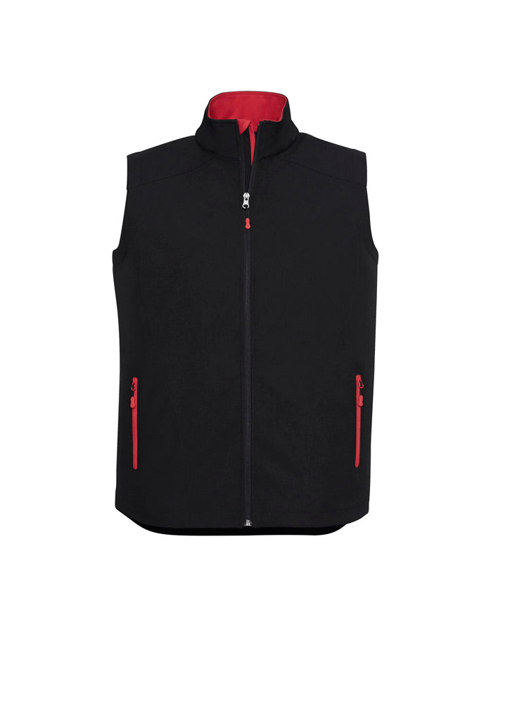 J404M Mens Geneva Vest - Black/Red