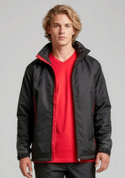 J408M Unisex Razor Jacket - Black/Red