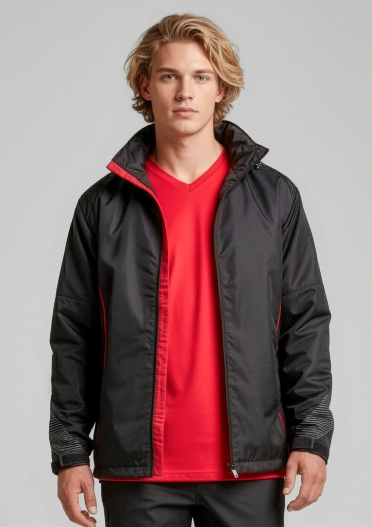 J408M Unisex Razor Jacket - Black/Red