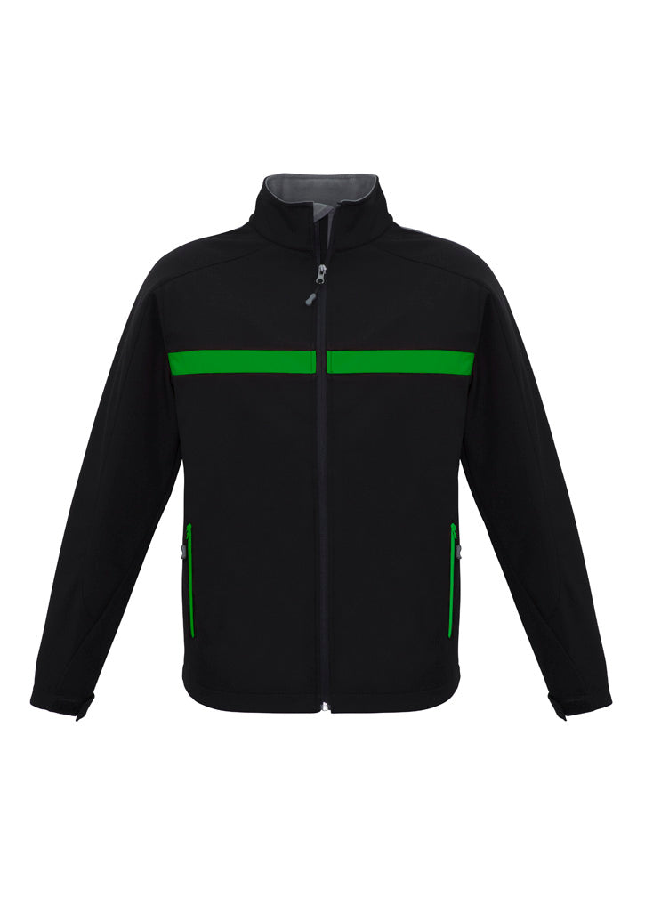 J510M Unisex Charger Jacket - Black/Green/Grey