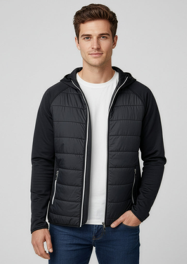J515M Mens Stealth Jacket - Black/Silver