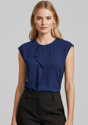 K624LS Womens Mia Top - Midnight Blue