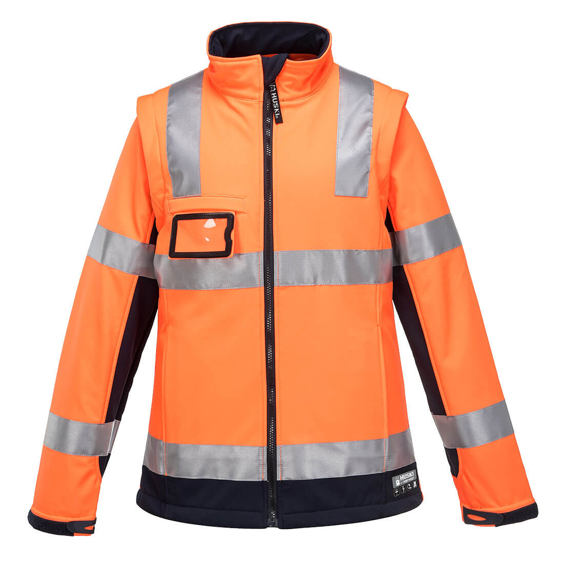 K7003 - Huski Kimberley Hi-Vis 2-in-1 Contrast Softshell 3L in Orange