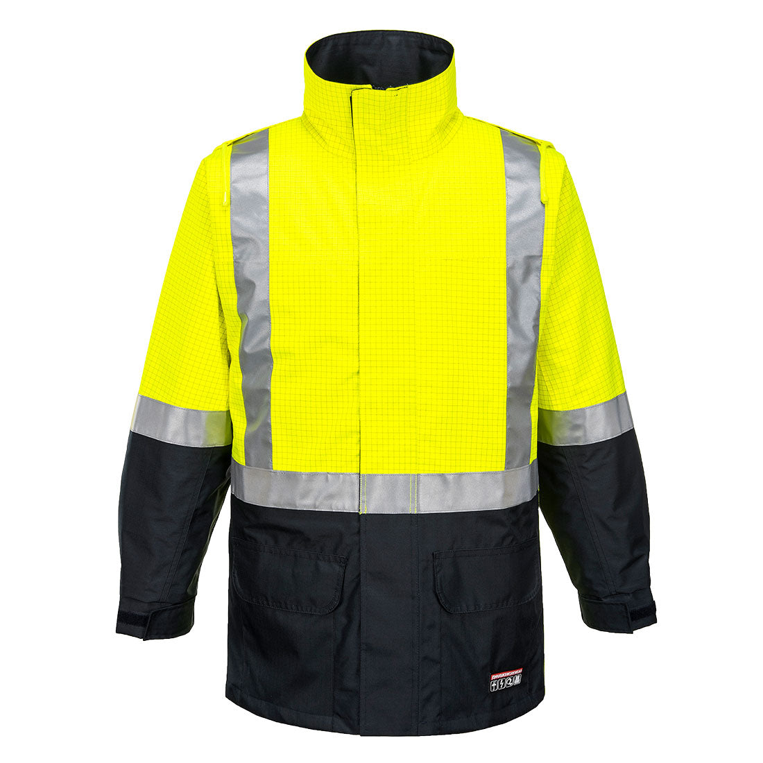 K8005 - Huski Amp Hi-Vis Contrast Rain Jacket