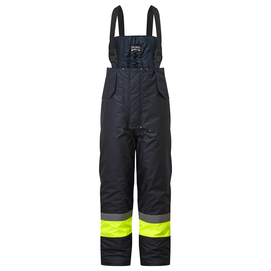 K8046 - Huski Hi-Vis Contrast Freezer Bib and Brace