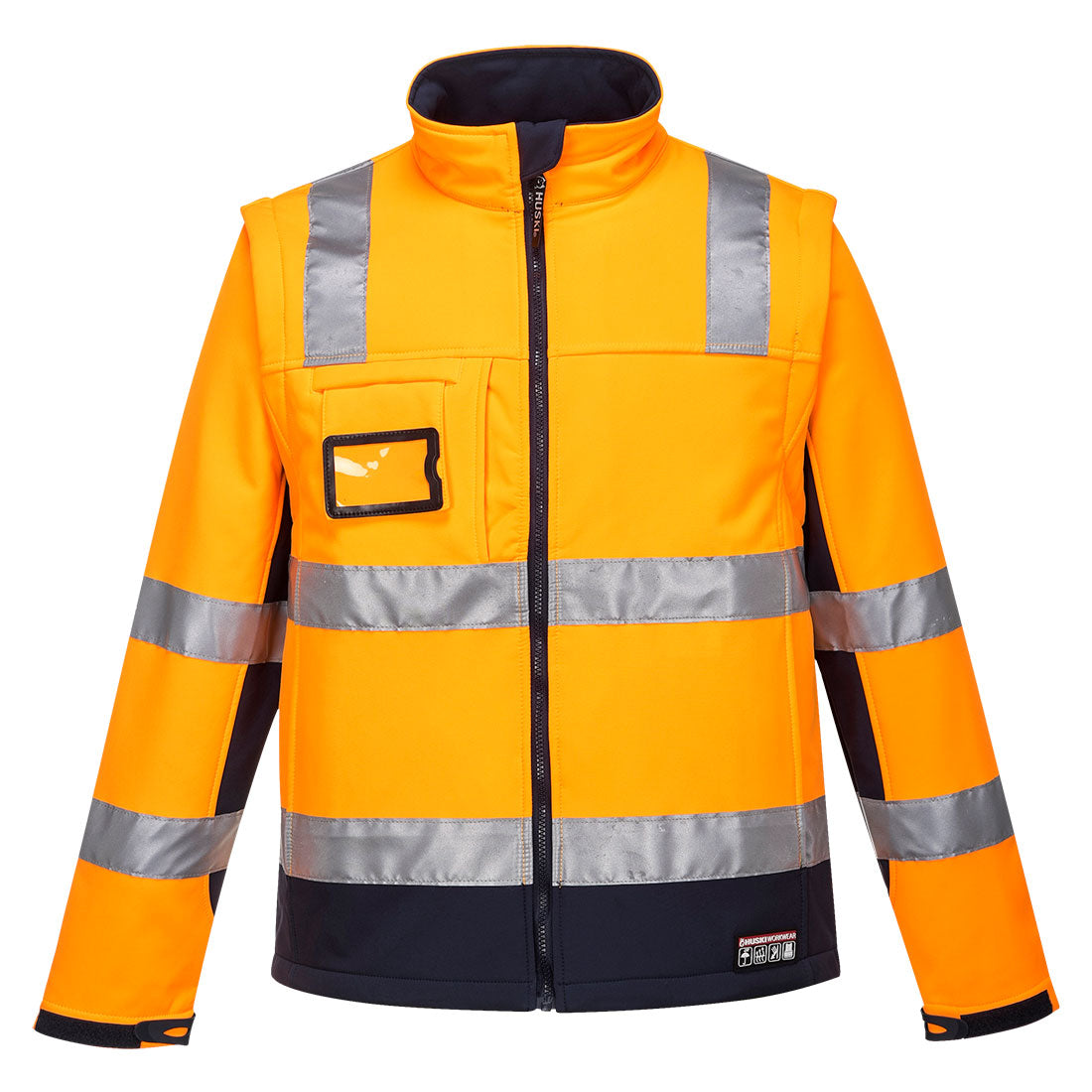 K8074 - Huski Chassis Hi-Vis 2-in-1 Contrast Softshell 3L