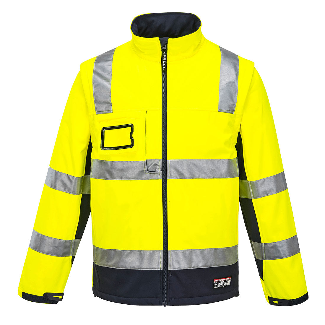 K8074 - Huski Chassis Hi-Vis 2-in-1 Contrast Softshell 3L
