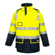 K8154 - Huski FR Class D/N Flash Jacket in Yellow/Navy