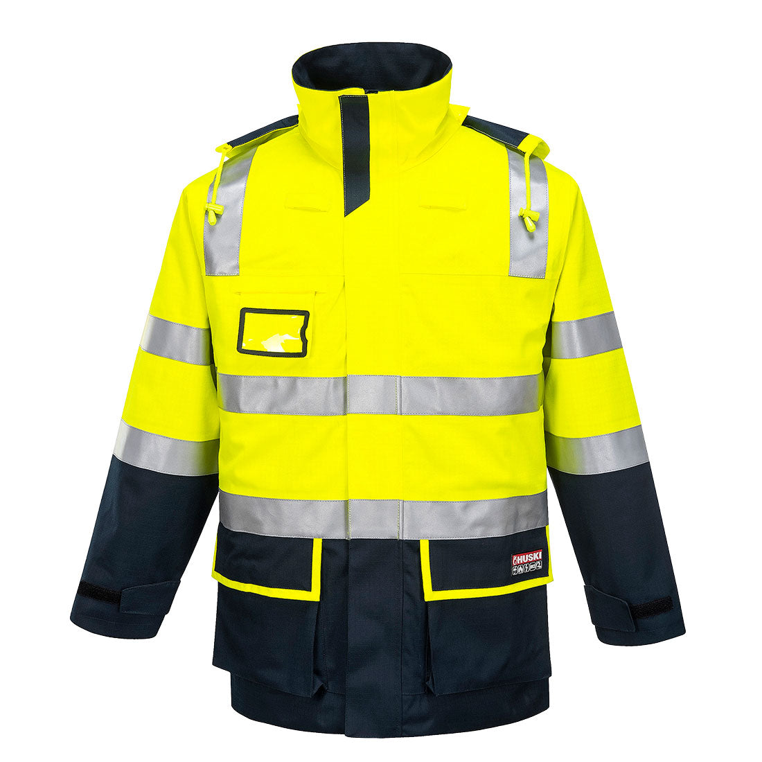 K8154 - Huski FR Class D/N Flash Jacket in Yellow/Navy
