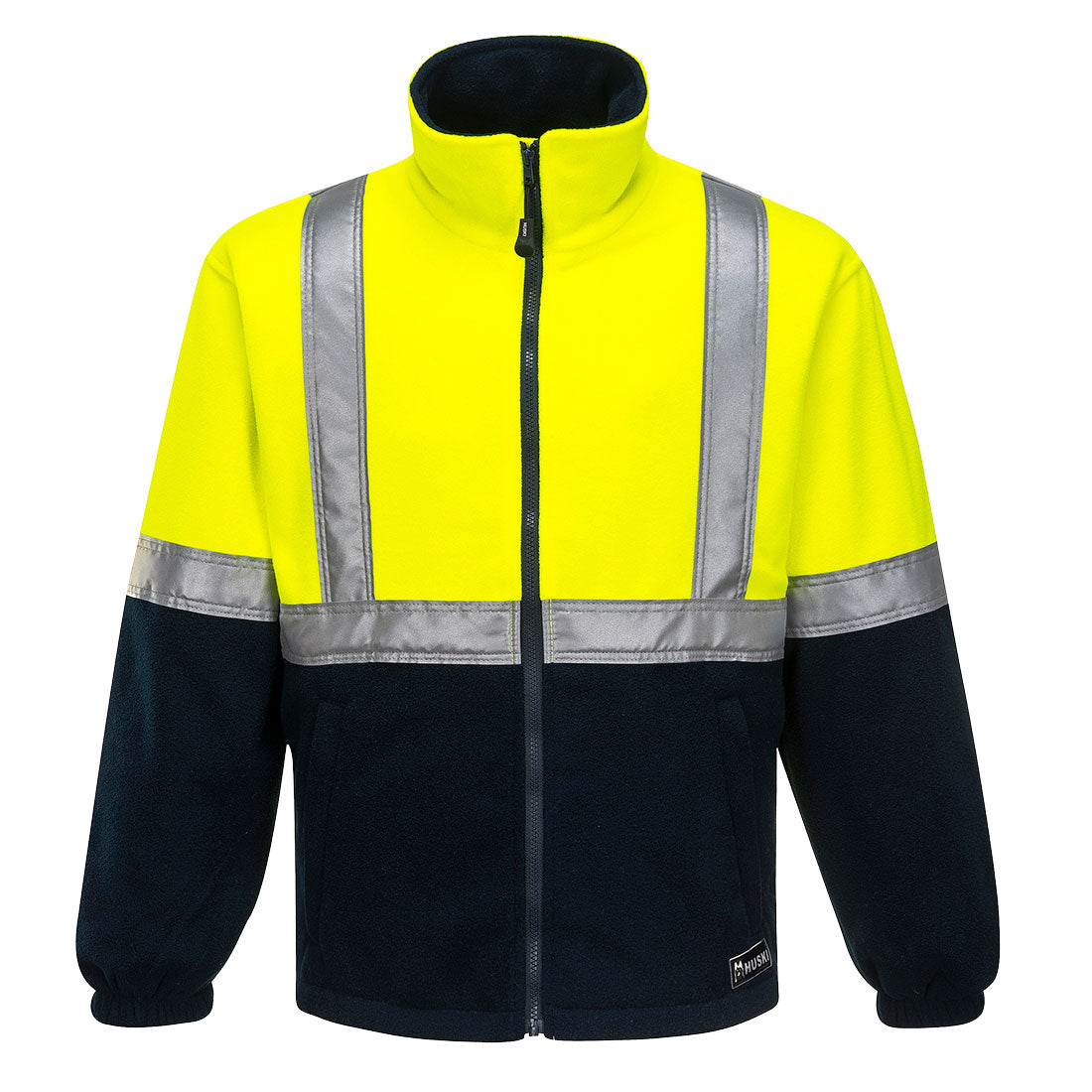 K8158 - Huski Convoy Hi-Vis Contrast Polar Fleece