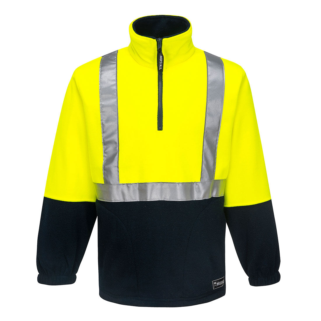K8162 - Huski Utility Hi-Vis Contrast 1/4 Zip Polar Fleece