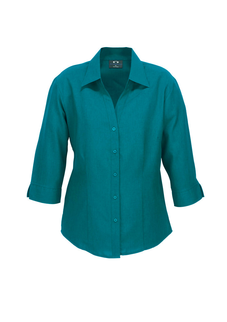 LB3600 Womens Oasis 3/4 Sleeve Shirt - Teal