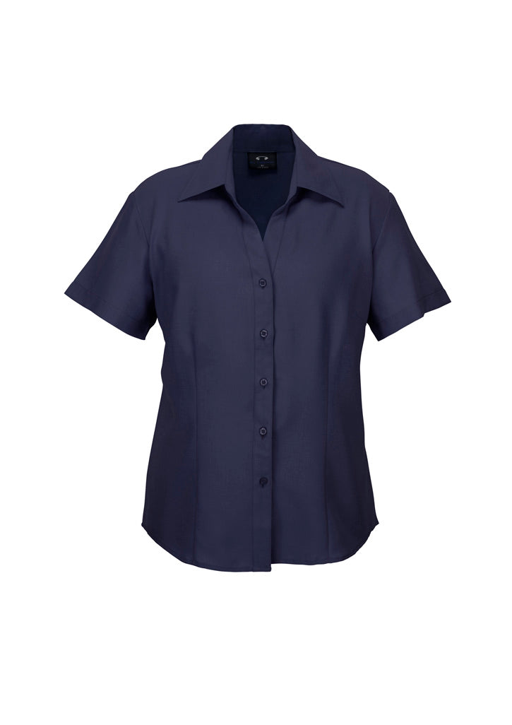 LB3601 Womens Oasis Short Sleeve Shirt - Navy