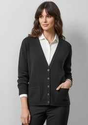 LC8008 Womens Woolmix Cardigan - Black