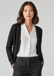 LC916L Womens Roma Knit Cardigan - Black