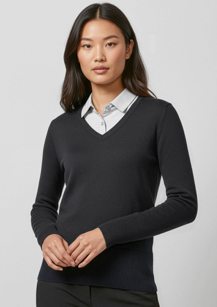 LP618L Womens Milano Pullover - Black