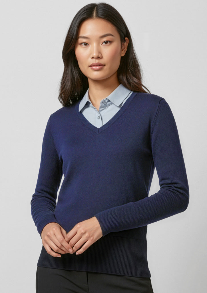 LP618L Womens Milano Pullover - Navy