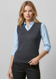 LV619L Womens Milano Vest - Charcoal