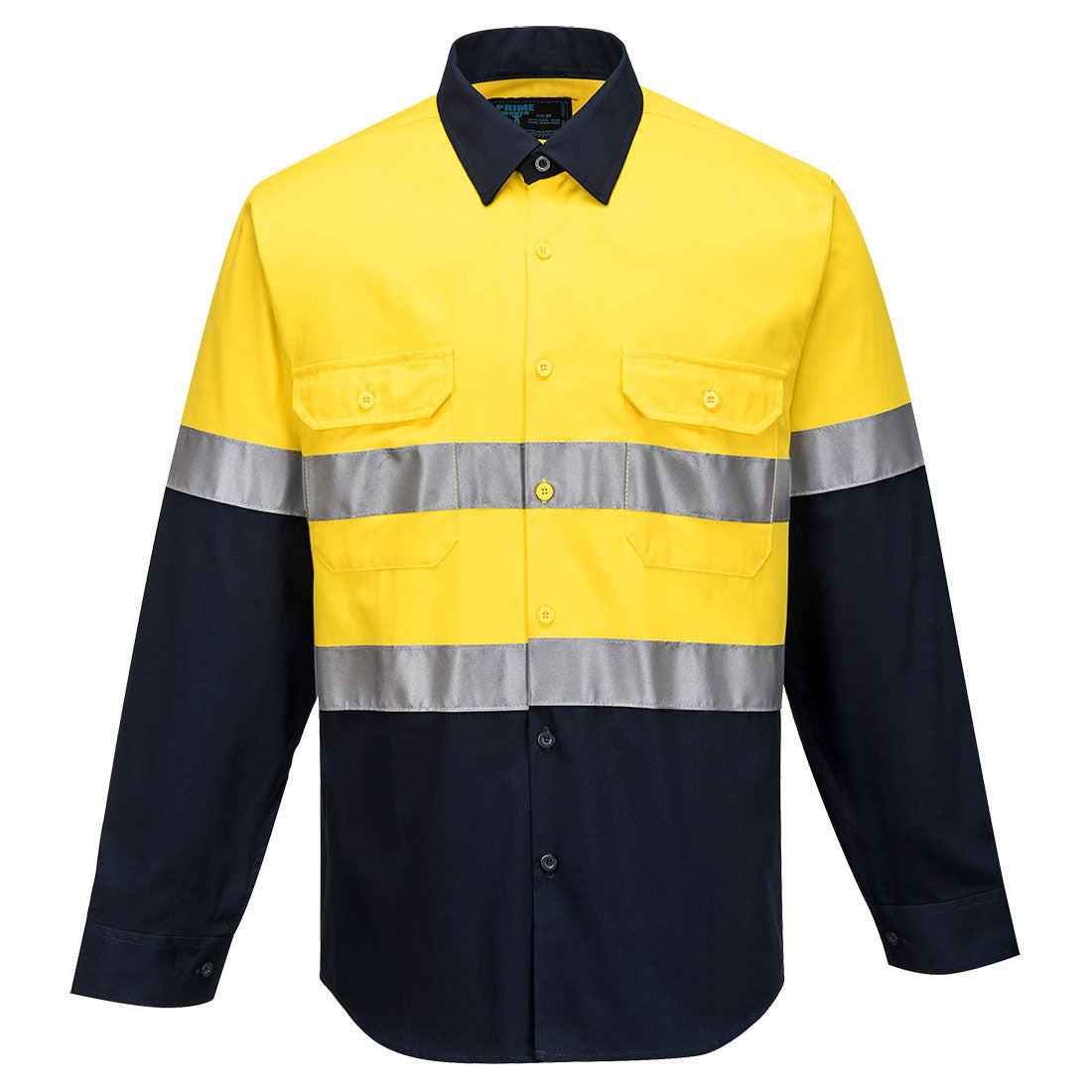 MA101 - Hobart Hi-Vis Contrast Shirt L/S