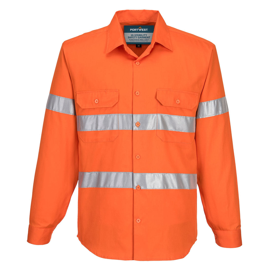 MA191 - Darwin Hi-Vis Shirt L/S in Orange