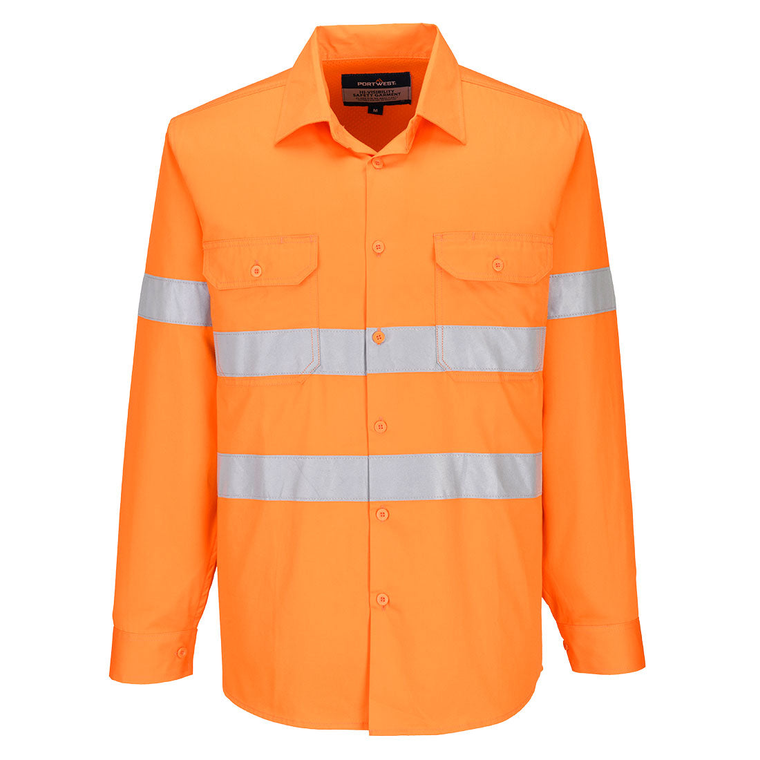 MA301 - Darwin Hi-Vis Lightweight Shirt L/S in Orange