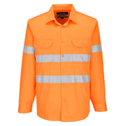 MA301 - Darwin Hi-Vis Lightweight Shirt L/S in Orange