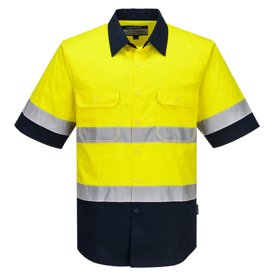 MA402 - Industrial Hi-Vis Lightweight Contrast Shirt S/S