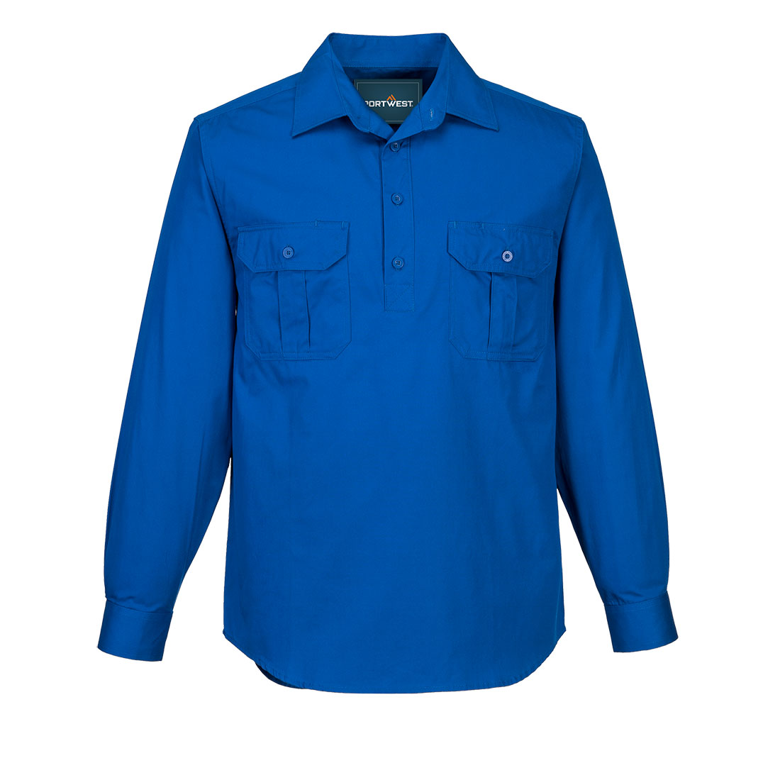 MC903 - Adelaide Shirt, Long Sleeve, Light Weight in Cobalt Blue