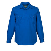 MC903 - Adelaide Shirt, Long Sleeve, Light Weight in Cobalt Blue
