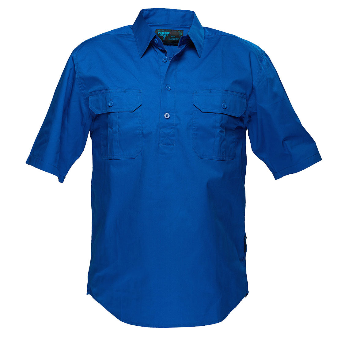 MC905 - Adelaide Shirt, Short Sleeve, Light Weight in Cobalt Blue