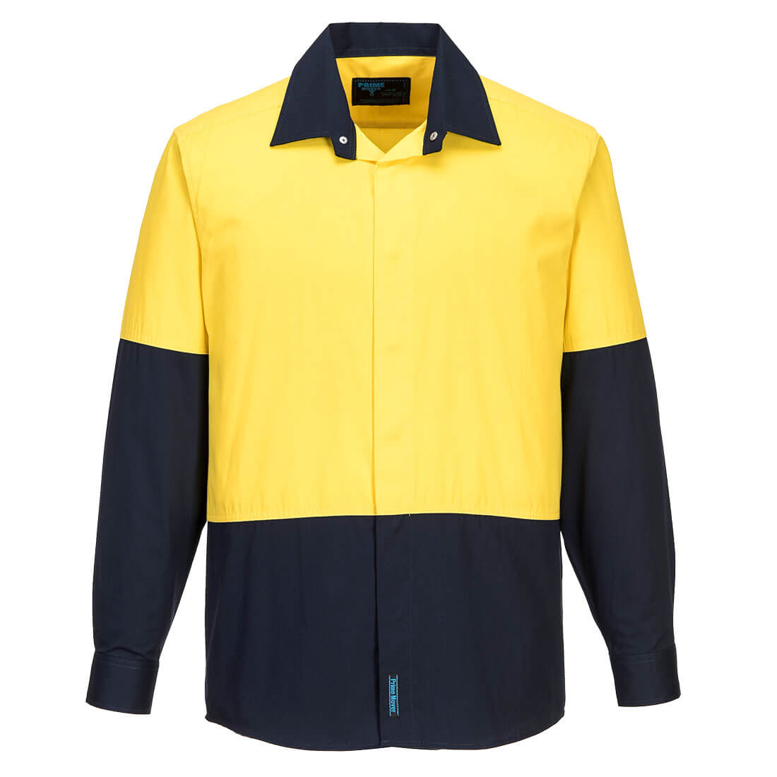 MF150 - Westport Hi-Vis Lightweight Contrast Class D Shirt L/S